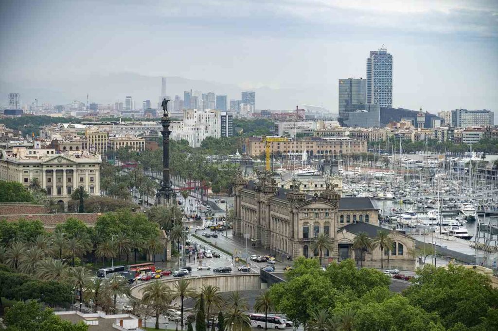 Barcelona widok na Kolumba